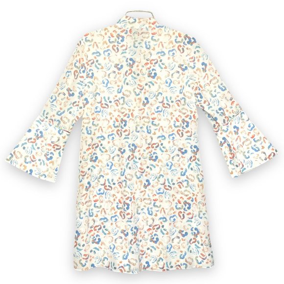 ROBERT GRAHAM BRENNA LEOPARD PRINTED SILK SHIRT DRESS M NWT RETAIL $398 - Picture 12 of 14